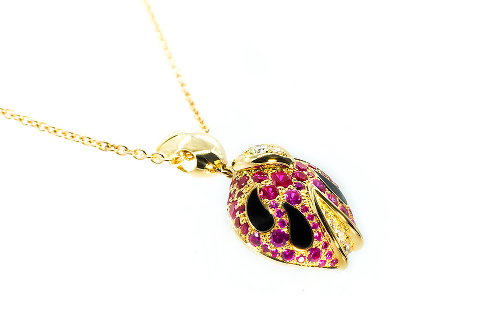 Collection Joaillerie Eclosion - Pendentif Rubis